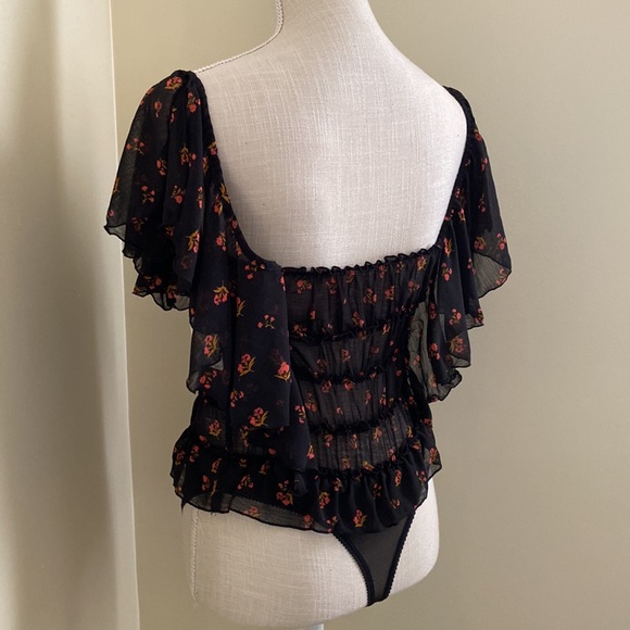 NWT Juliet Printed Bodysuit in Twilight Combo - Picture 16 of 17
